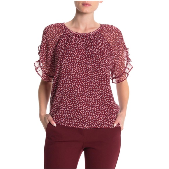 Madewell Tops - Madewell Memento Short Sleeve Confetti Floral Top